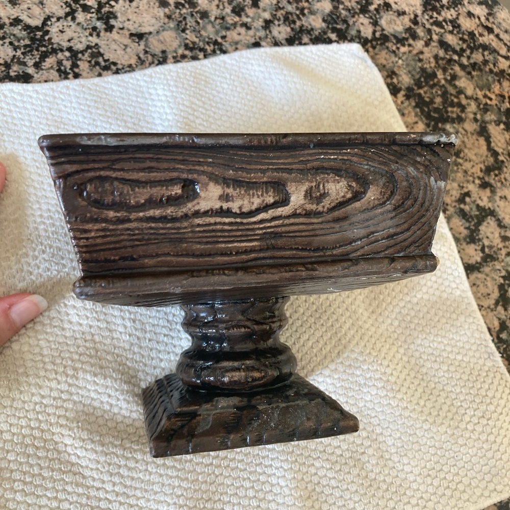 Vintage NAPCO pedestal bowl